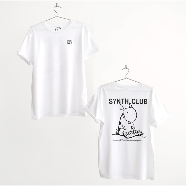 Synth Club Tee (White)